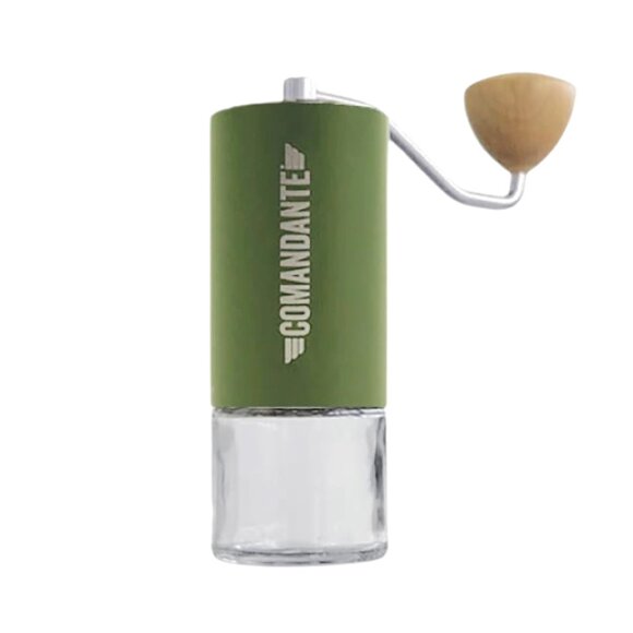 Comandante C40 GRUN MK3 Nitro Blade Coffee Grinder Military Olive Green Bean Jar - Picture 1 of 15